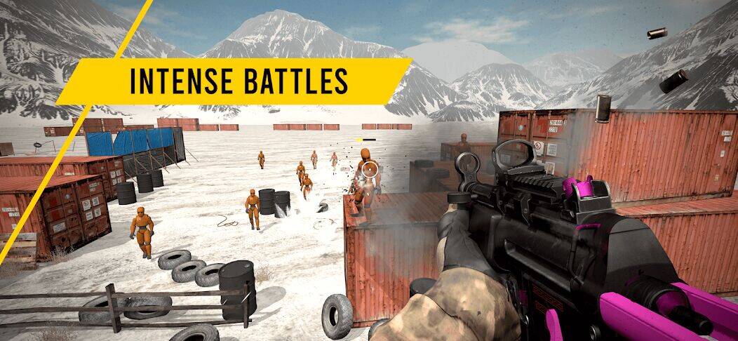 Скачать взломанную GUNSIM - 3D FPS Shooting Guns [Бесплатные покупки] MOD apk на Андроид