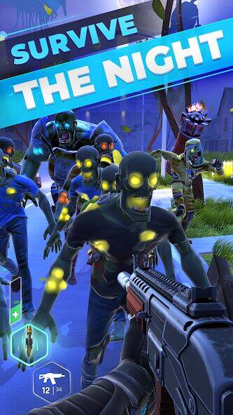 Скачать взломанную Zombie Horde: Heroes FPS & RPG [Много монет] MOD apk на Андроид