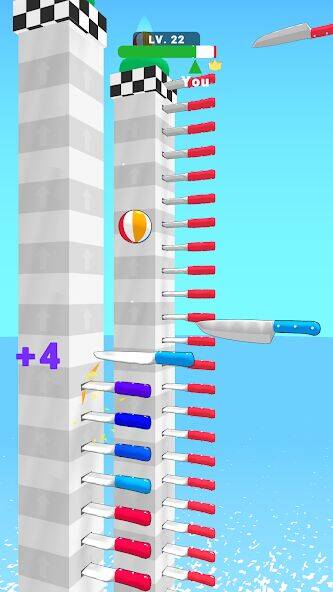 Скачать взломанную Ball Up: Knife Racing [Мод меню] MOD apk на Андроид