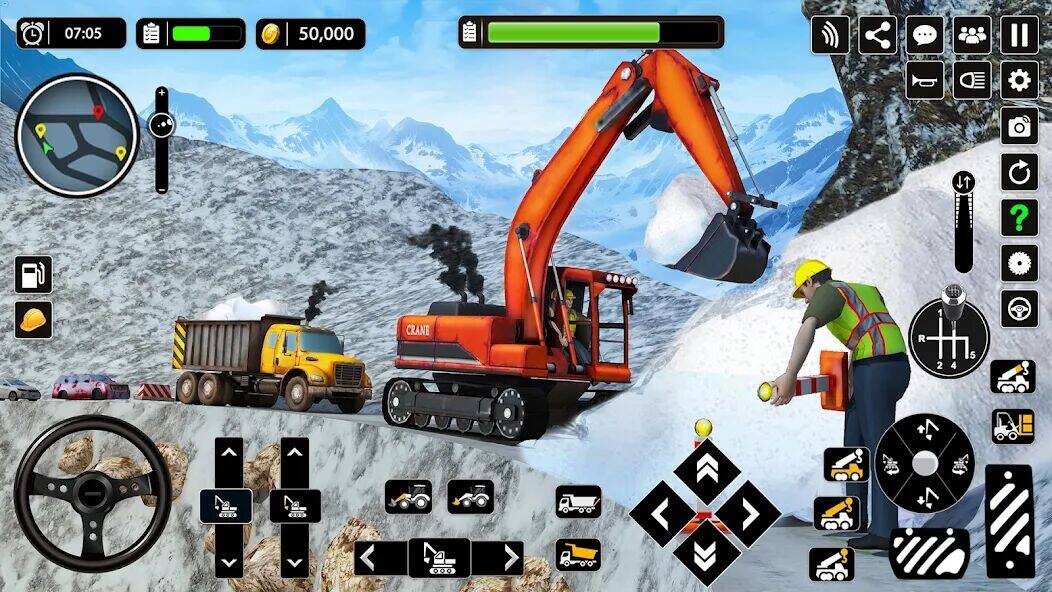 Скачать взломанную Снежные строительные игры [Бесплатные покупки] MOD apk на Андроид