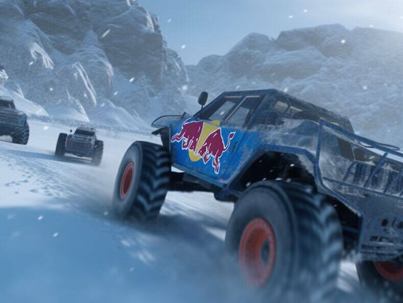 Скачать взломанную Monster Truck Stunt-Derby Game [Бесплатные покупки] MOD apk на Андроид