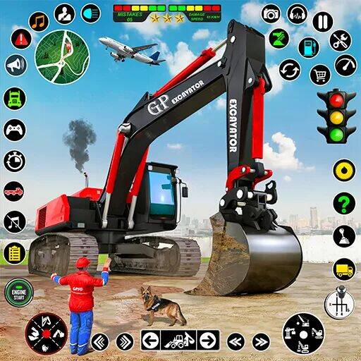 Скачать взломанную Real Road Construction Games [Много монет] MOD apk на Андроид