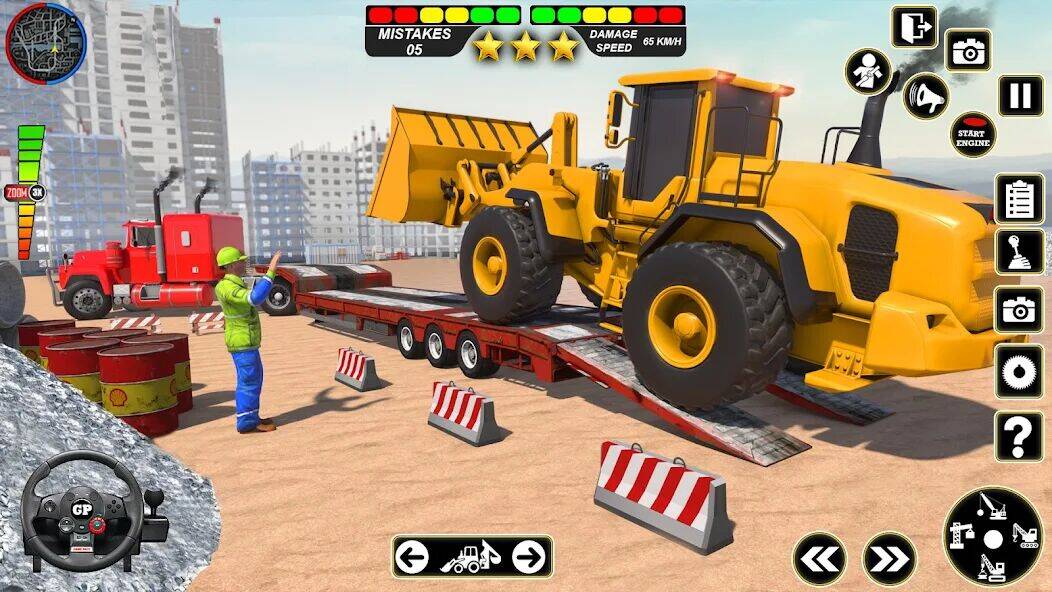 Скачать взломанную Real Road Construction Games [Много монет] MOD apk на Андроид