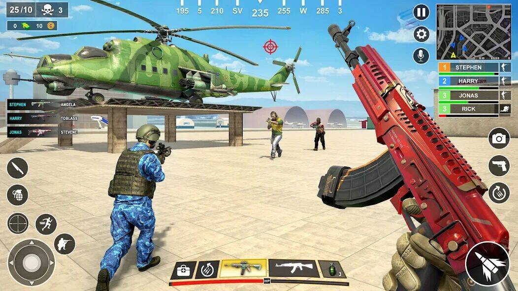 Скачать взломанную Антитеррористическая стрелялка [Много монет] MOD apk на Андроид