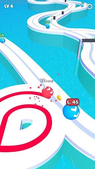 Скачать взломанную Level Up Balls! [Много денег] MOD apk на Андроид
