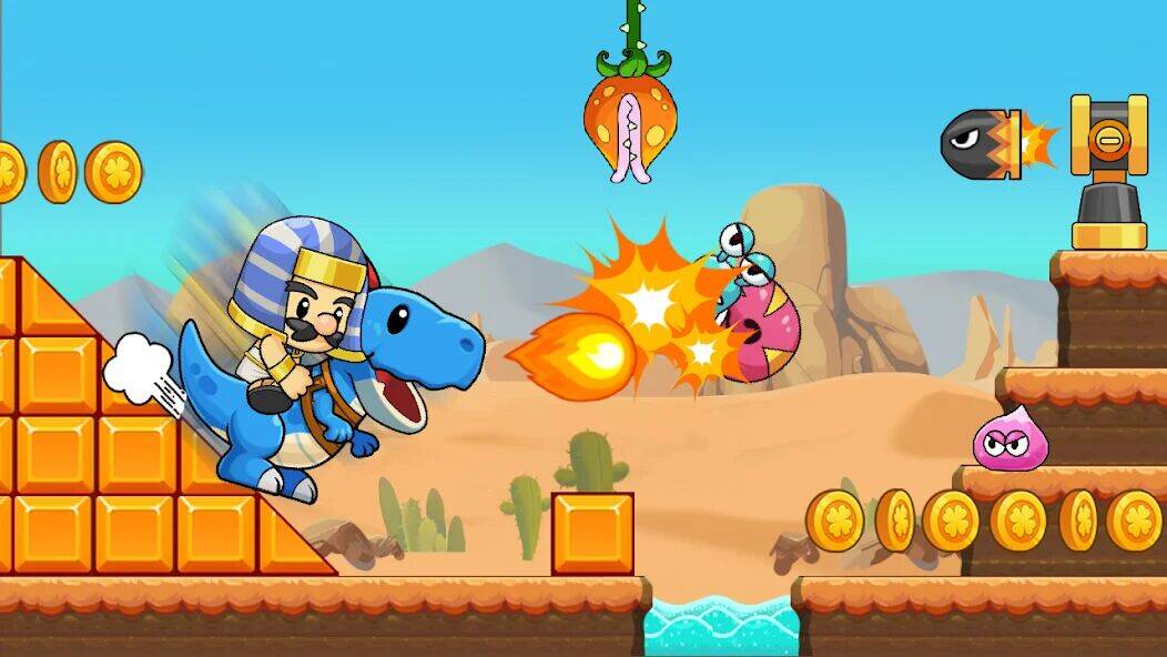 Скачать взломанную Barry World Adventure [Много монет] MOD apk на Андроид