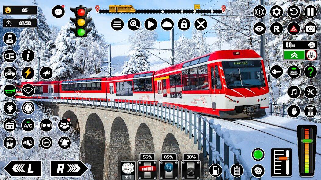 Скачать взломанную Русский Симуляторы поездов 3D [Много монет] MOD apk на Андроид