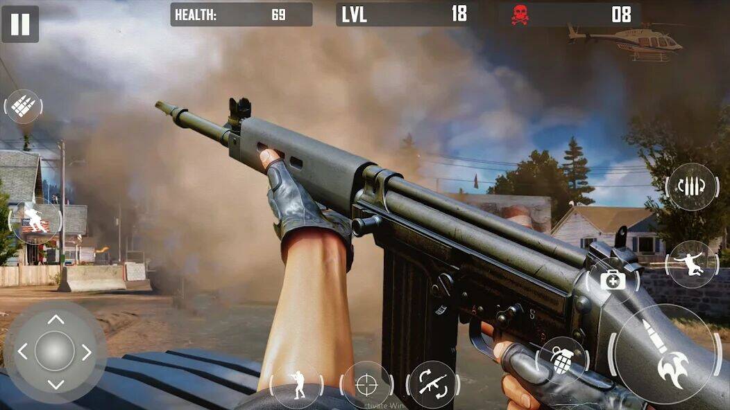 Скачать взломанную fps cover firing Offline Game [Много монет] MOD apk на Андроид