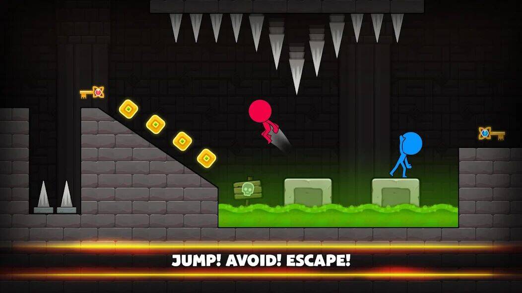 Скачать взломанную Stickman Warriors Duel [Бесплатные покупки] MOD apk на Андроид
