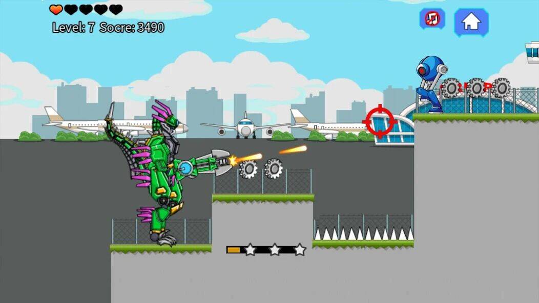 Скачать взломанную Velociraptor Rex Dino Robot [Много монет] MOD apk на Андроид