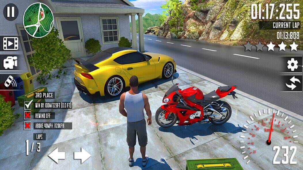 Скачать взломанную Crazy Car Driving School Games [Мод меню] MOD apk на Андроид