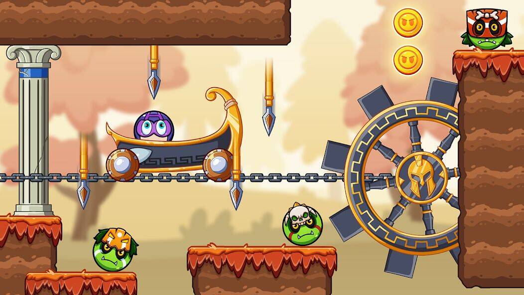 Скачать взломанную Ball V - Red Boss Challenge [Много денег] MOD apk на Андроид