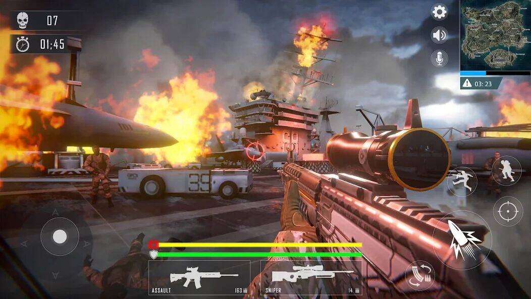 Скачать взломанную WarStrike FPS Offline Gun Game [Много денег] MOD apk на Андроид