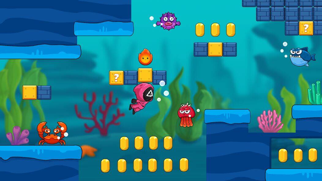 Скачать взломанную Pop World Супер денди оригинал [Много монет] MOD apk на Андроид