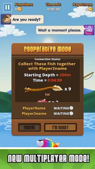 Скачать взломанную Ninja Fishing [Бесплатные покупки] MOD apk на Андроид
