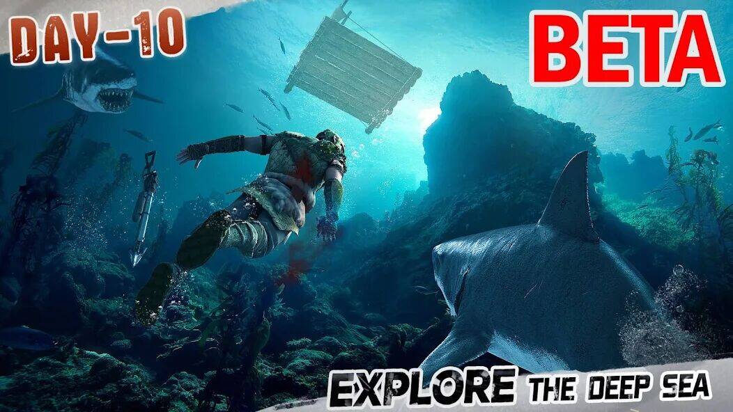 Скачать взломанную LOST in BLUE Beta [Мод меню] MOD apk на Андроид