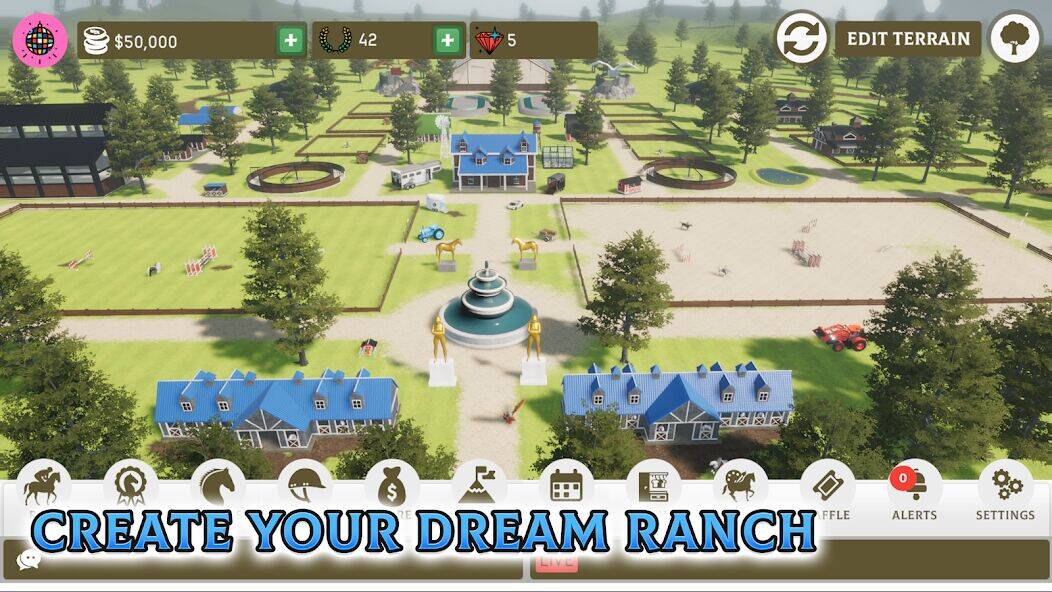 Скачать взломанную Horse Academy - Equestrian MMO [Бесплатные покупки] MOD apk на Андроид