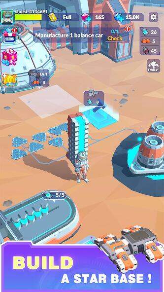 Скачать взломанную Space Survivor - Star Poineer [Много денег] MOD apk на Андроид
