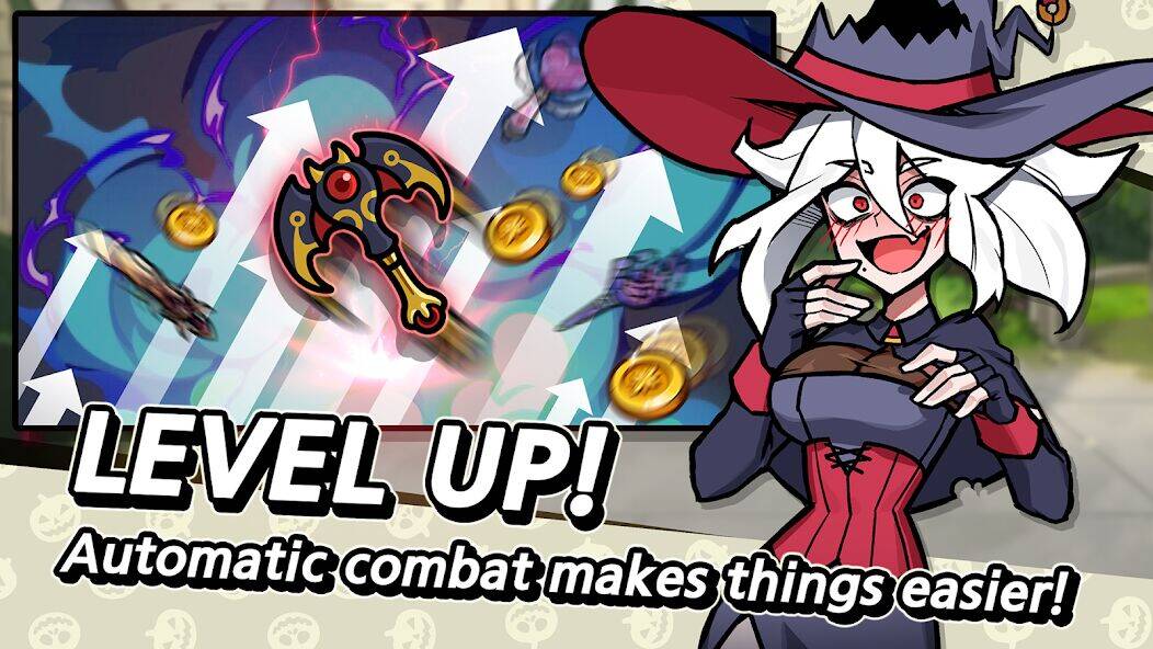 Скачать взломанную Witch and Council : Idle RPG [Много денег] MOD apk на Андроид