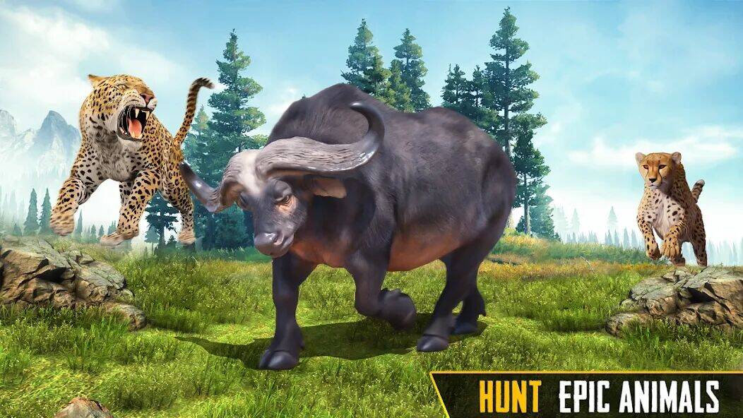 Скачать взломанную снайперская охота на животных [Много монет] MOD apk на Андроид