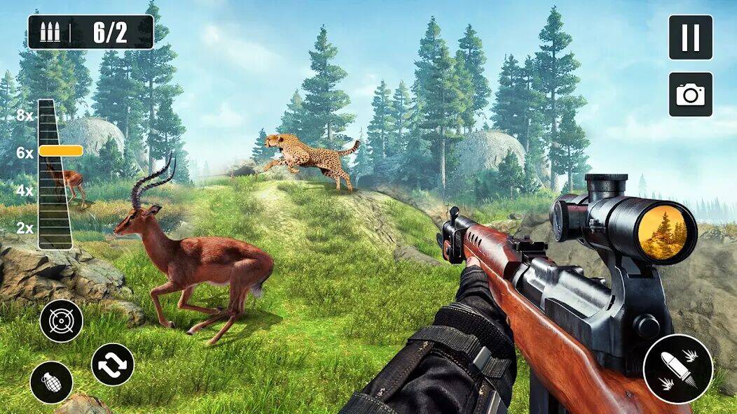 Скачать взломанную снайперская охота на животных [Много монет] MOD apk на Андроид