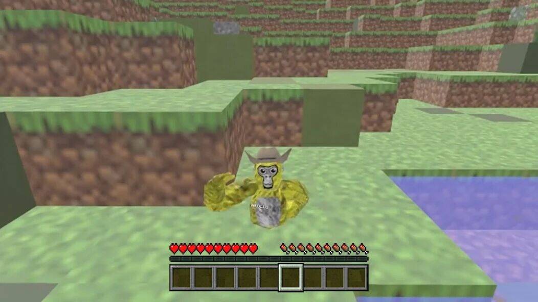 Скачать взломанную Gorilla Tag Mod for MCPE [Бесплатные покупки] MOD apk на Андроид