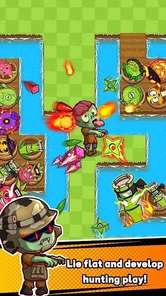 Скачать взломанную Zombie Farm:Ghost Survivor [Много монет] MOD apk на Андроид