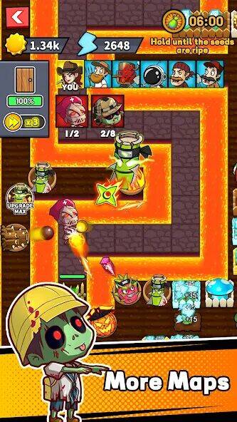 Скачать взломанную Zombie Farm:Ghost Survivor [Много монет] MOD apk на Андроид