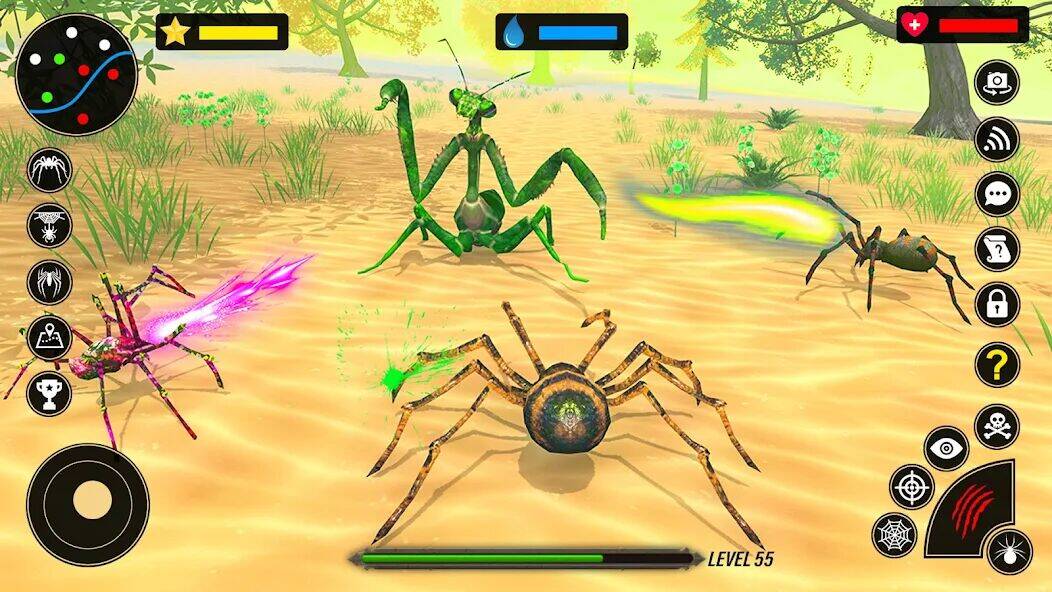 Скачать взломанную Spider Simulator : Spider Game [Бесплатные покупки] MOD apk на Андроид