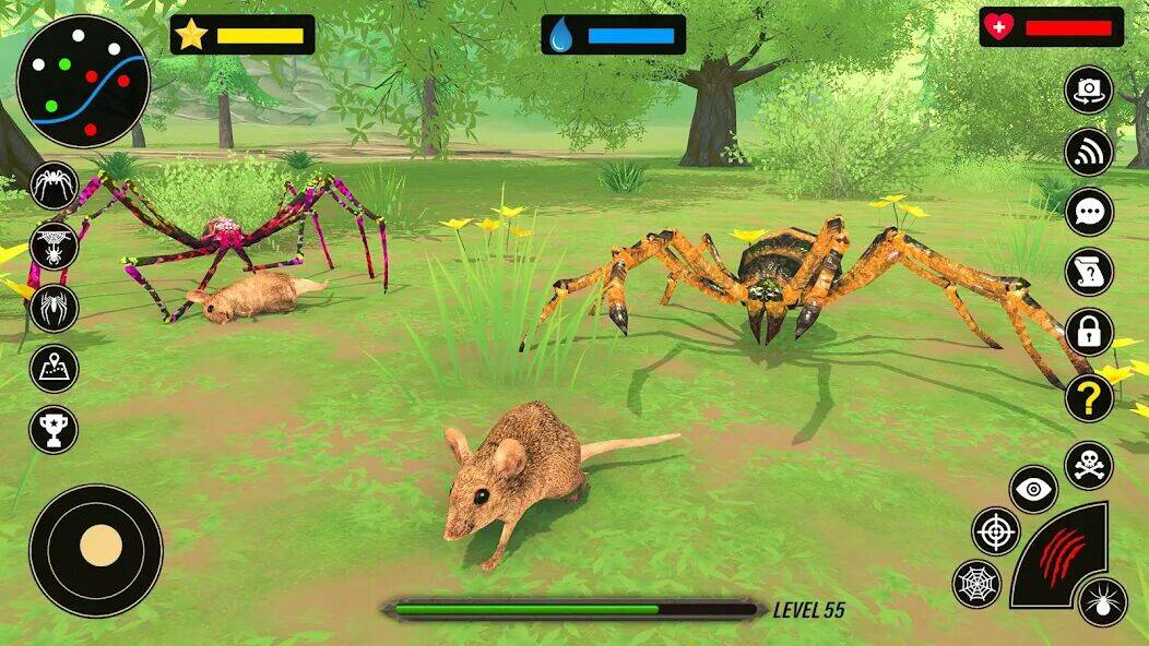 Скачать взломанную Spider Simulator : Spider Game [Бесплатные покупки] MOD apk на Андроид