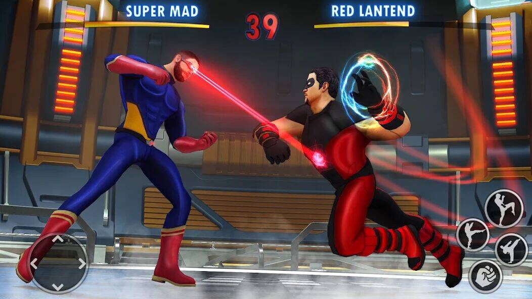 Скачать взломанную Superhero Kungfu Fighting Game [Бесплатные покупки] MOD apk на Андроид