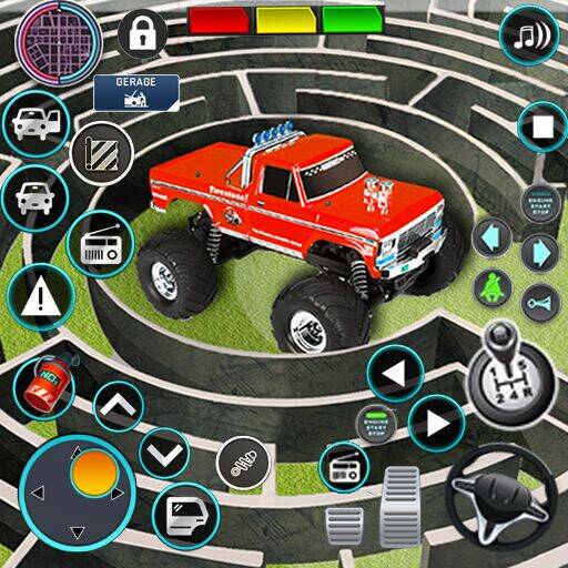 Скачать взломанную игры лабиринт монстр грузовик [Бесплатные покупки] MOD apk на Андроид