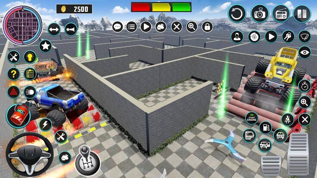 Скачать взломанную игры лабиринт монстр грузовик [Бесплатные покупки] MOD apk на Андроид