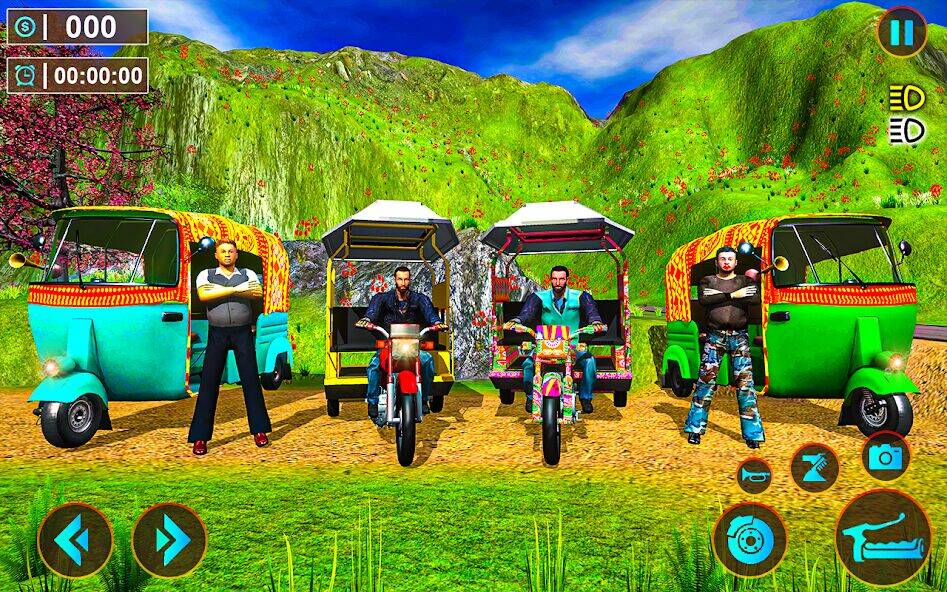 Скачать взломанную Tuk Tuk Offroad Auto Rickshaw [Много монет] MOD apk на Андроид