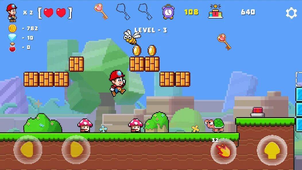 Скачать взломанную Super Jump Bros 1985 : Classic [Мод меню] MOD apk на Андроид