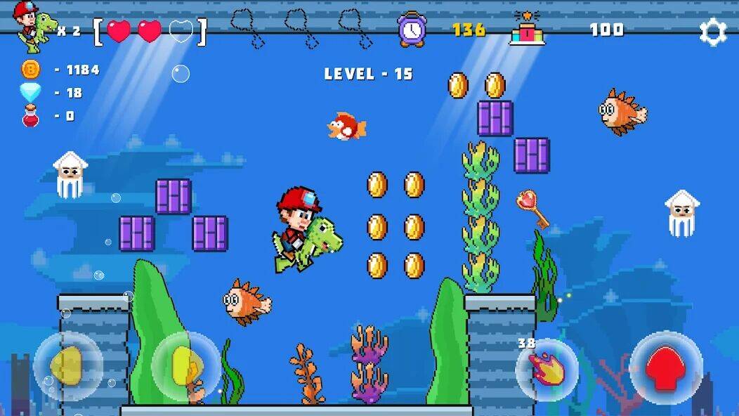 Скачать взломанную Super Jump Bros 1985 : Classic [Мод меню] MOD apk на Андроид