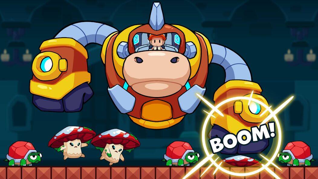 Скачать взломанную Super Meno - Jungle Platform [Много монет] MOD apk на Андроид