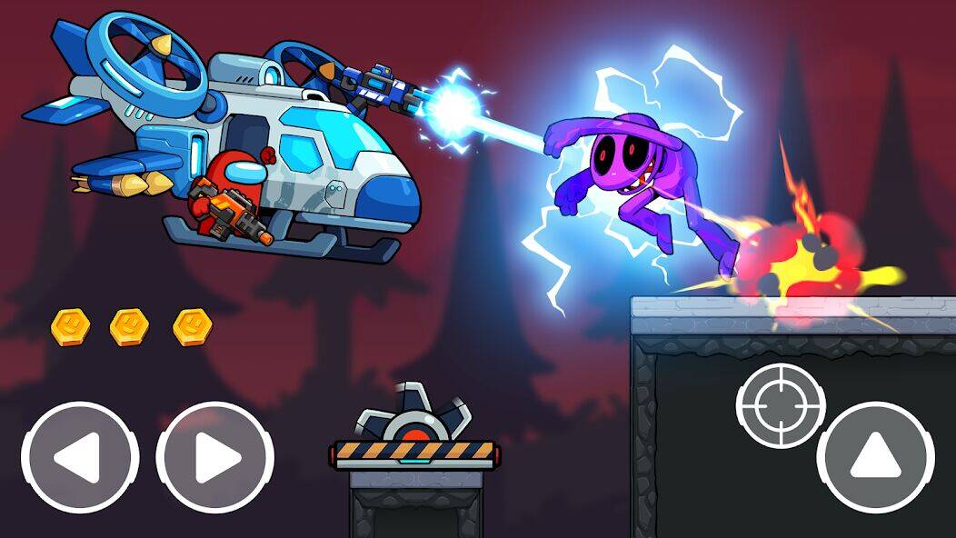 Скачать взломанную Impostor Shooter: Survival [Бесплатные покупки] MOD apk на Андроид