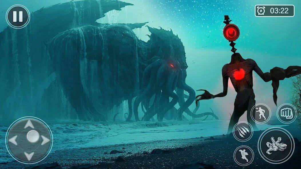 Скачать взломанную Сирена Голова Годзилла Бой 3D [Мод меню] MOD apk на Андроид