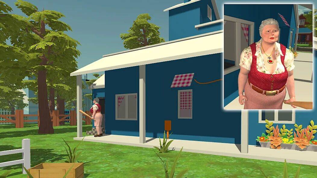 Скачать взломанную Бабка Гренни 4 - бабка Granny [Много денег] MOD apk на Андроид