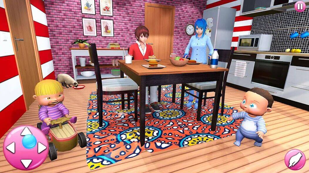 Скачать взломанную Virtual Mother Simulator 2022 [Много денег] MOD apk на Андроид
