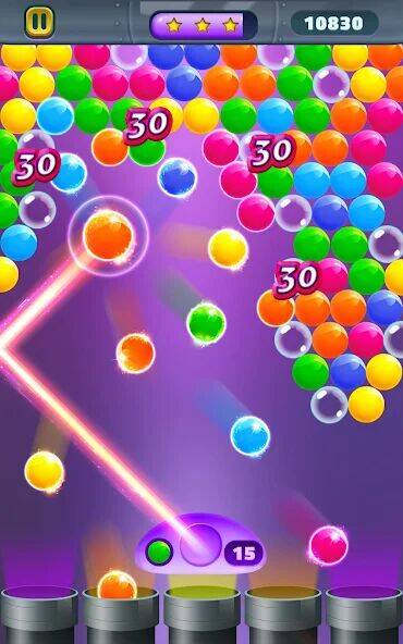 Скачать взломанную Action Bubble Game [Бесплатные покупки] MOD apk на Андроид