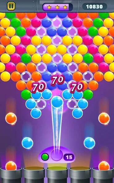 Скачать взломанную Action Bubble Game [Бесплатные покупки] MOD apk на Андроид