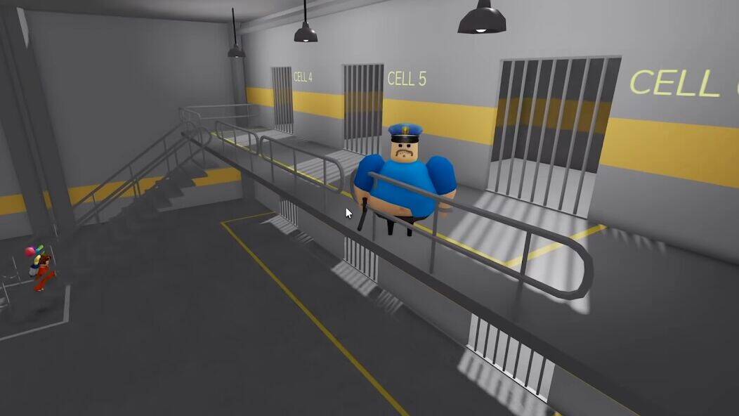 Скачать взломанную Barry Prison Escape JailBreak [Много монет] MOD apk на Андроид