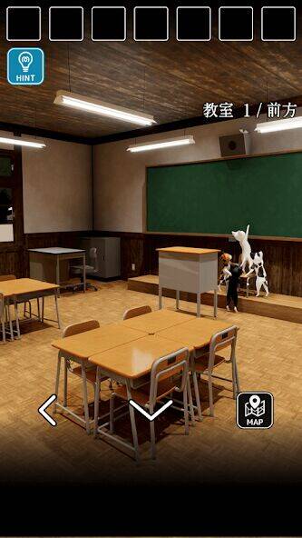 Скачать взломанную 脱出ゲーム　猫様の学び舎からの脱出 [Мод меню] MOD apk на Андроид
