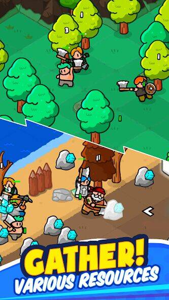 Скачать взломанную Rumble Heroes : Adventure RPG [Мод меню] MOD apk на Андроид