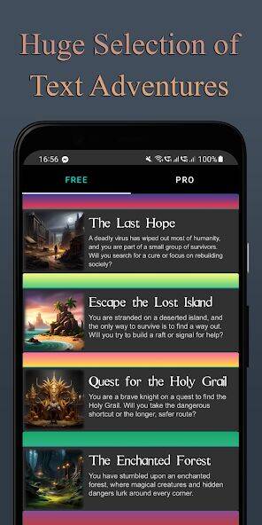 Скачать взломанную TextQuest - AI Chat RPG Game [Бесплатные покупки] MOD apk на Андроид