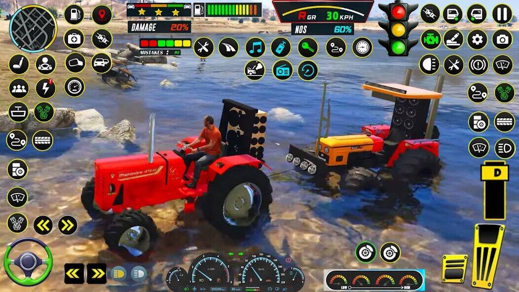 Скачать взломанную Симулятор реальных тракторных [Много денег] MOD apk на Андроид