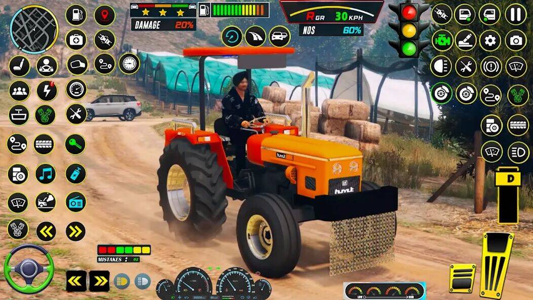 Скачать взломанную Симулятор реальных тракторных [Много денег] MOD apk на Андроид