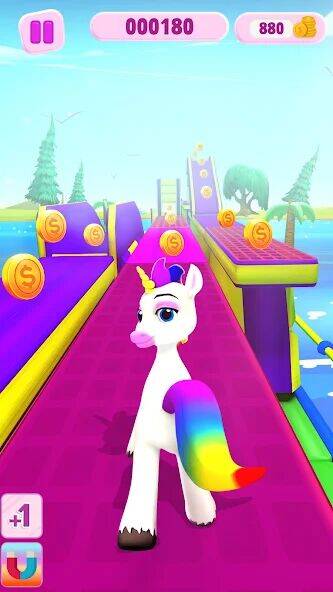 Скачать взломанную Unicorn Kingdom: Running Games [Мод меню] MOD apk на Андроид